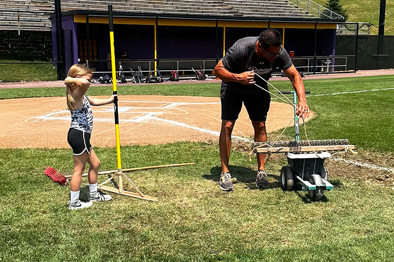Groundscrew Getting Field Ready
